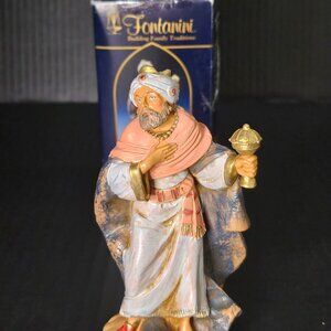 Roman Inc. Fontanini 5 Inch Nativity Set Gaspar/Wise Man Figurine In Box